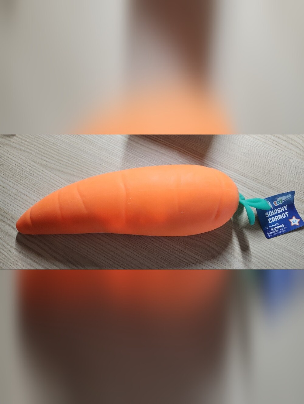 Squishy Carrot Plush Toy - Soft Orange Kids Toy
